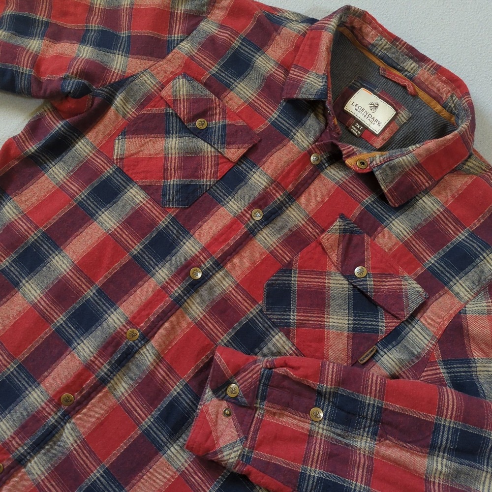 Legendary Whitetails Mens 2XT Plaid Thermal Lined Flannel Archer Shacket‎